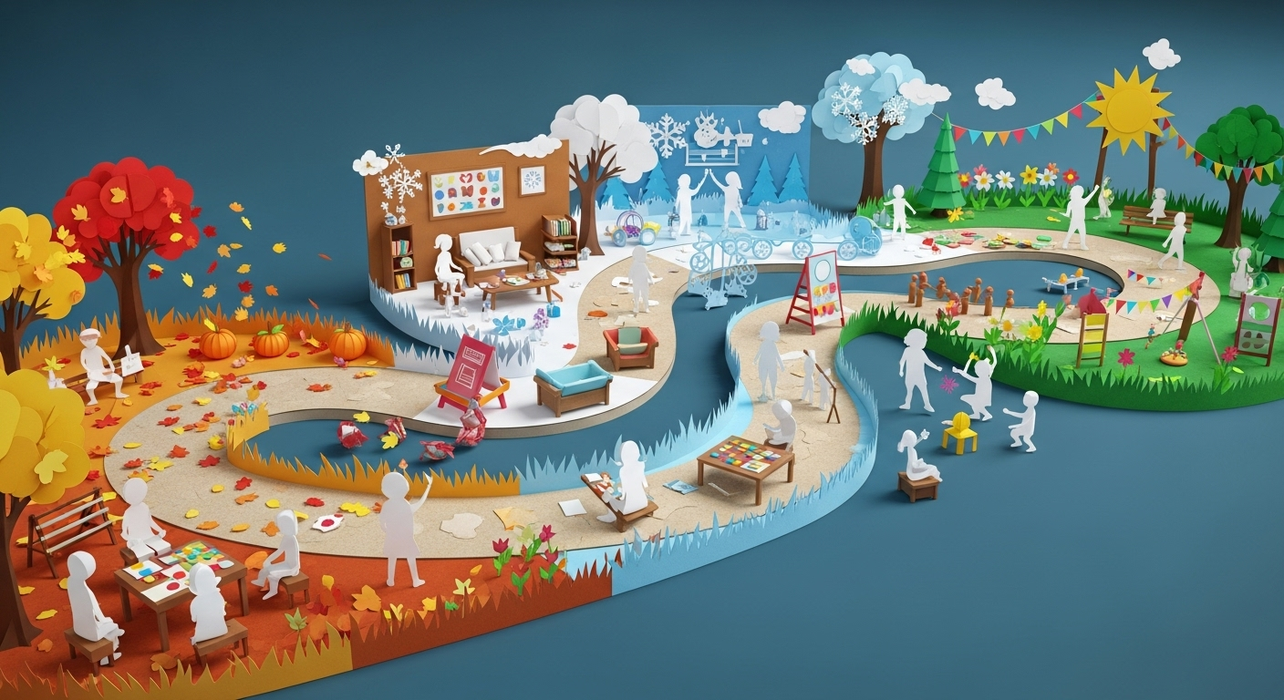 Visual representation of calpads timelines for afterschool programs