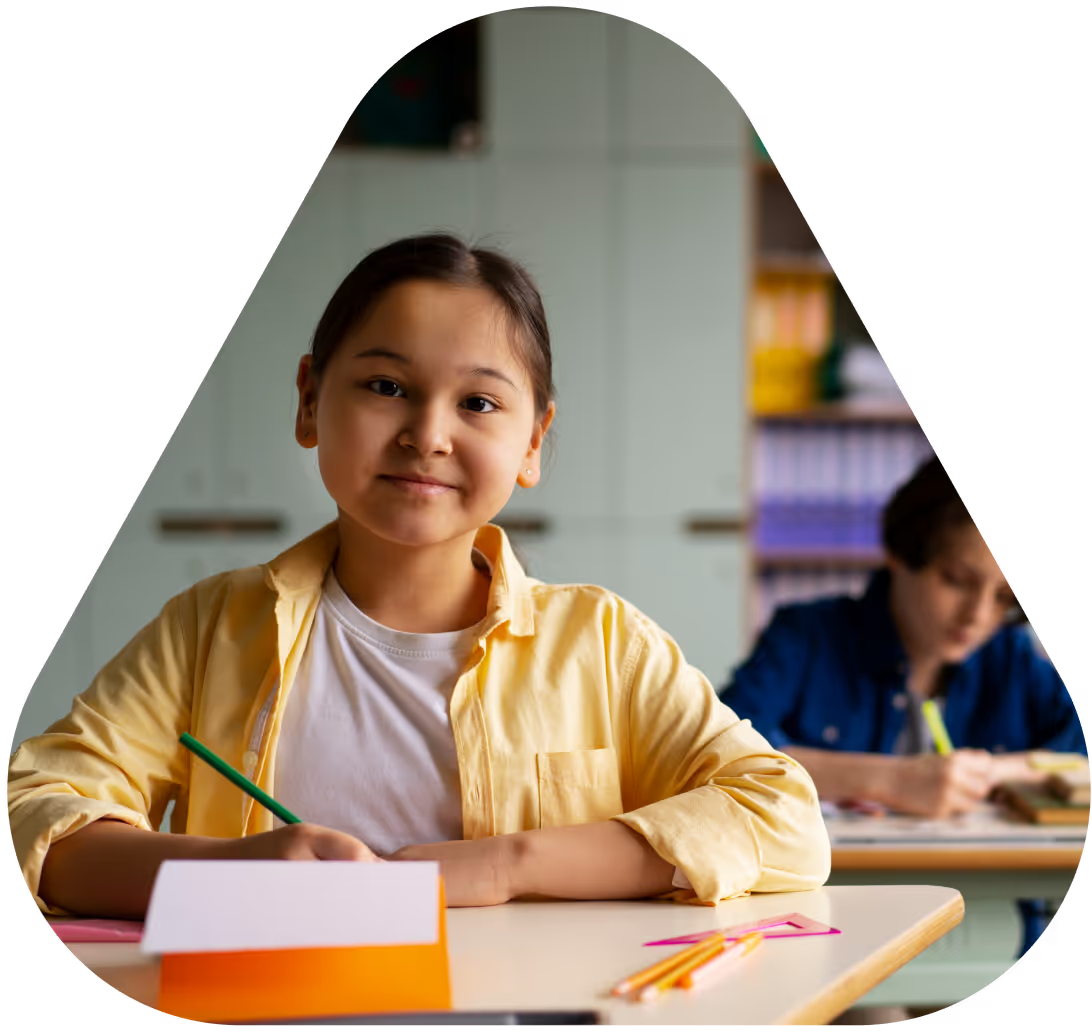 Students in after school program