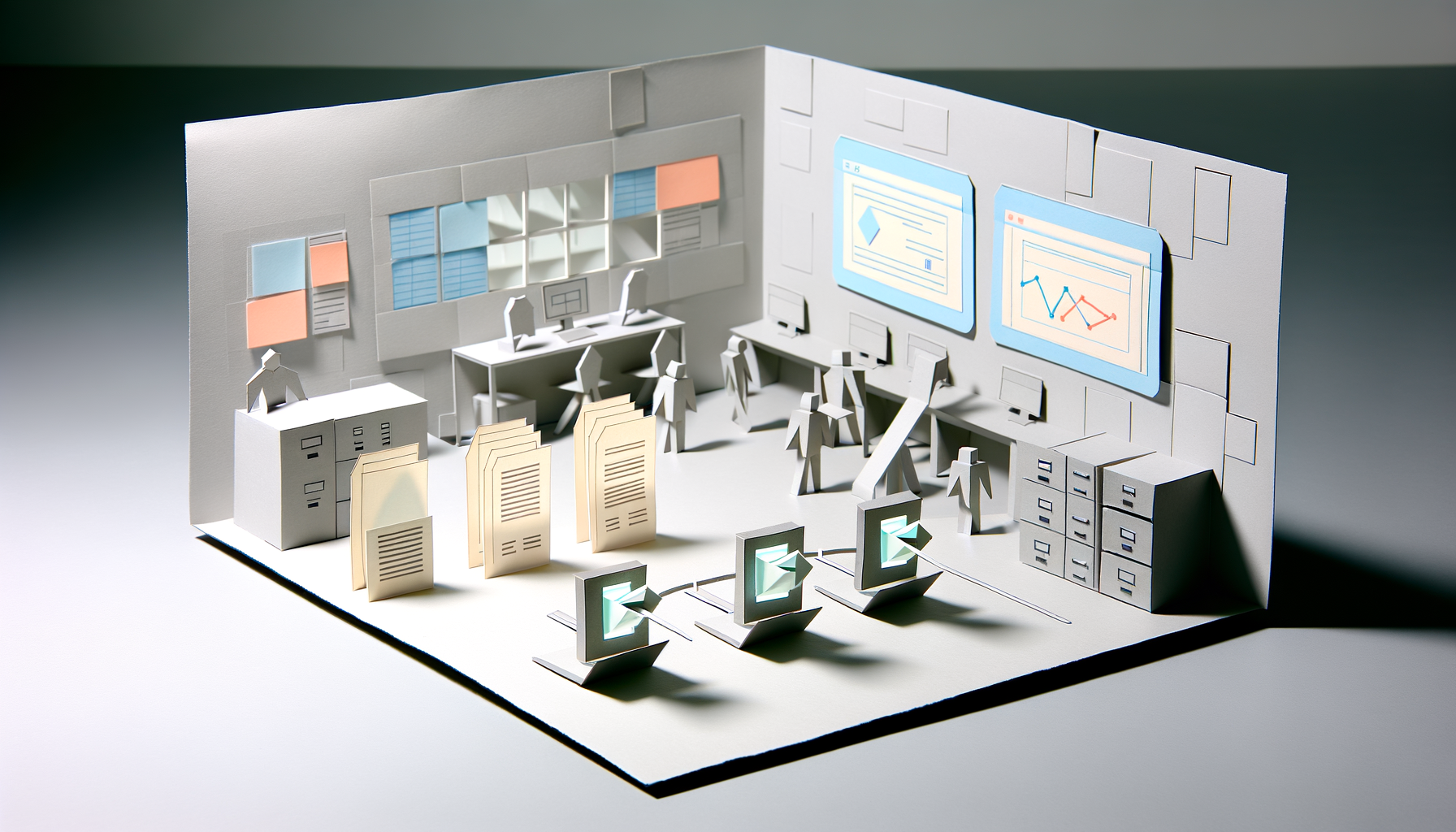 Program administrator reviews ELOP reporting dashboard with real-time data and attendance charts