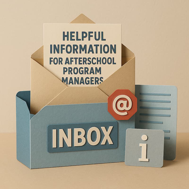 Illustration of an inbox with helpful information